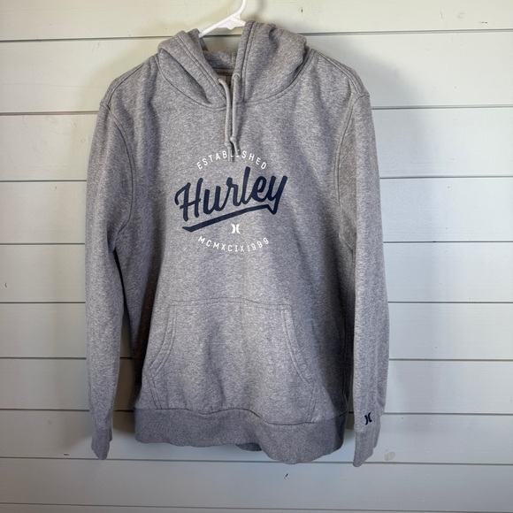 Hurley Other - Hurley gray and blue sweatshirt hoodie men's size large